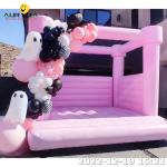 Inflatable Bounce House White Jumping Bouncy Castle Wedding Bouncer Indoor