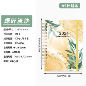 15 Page Spiral Hardcover Notebook with Spiral Binding One Subject Page Layout