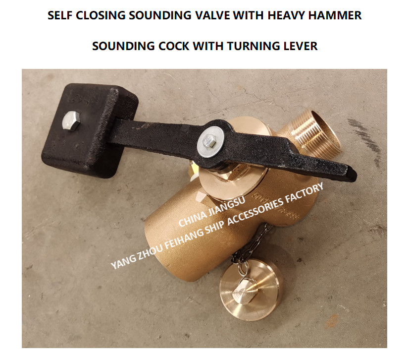 Fh-Cb/T3778-99 Bronze Weighted Lever Valve Sounding Self Closing Dn50 Sounding Valve Self Closing
