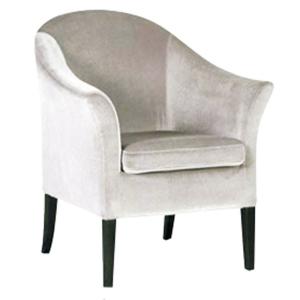 China YLX-3106 Black Powder Coating Tube with Grey Fabric Cover Upholstery Sofa Chair factory