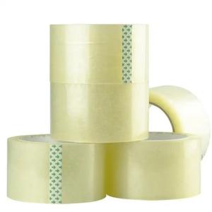 China Adhesive Clear Box Carton Sealing Package Transparent Clear BOPP Packing Tape factory