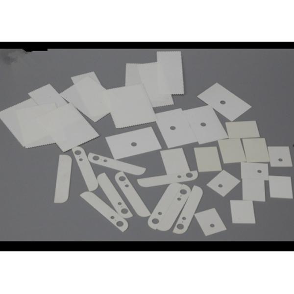 White Color 95% Al2O3 Alumina Ceramic Substrate High Temperature Sintering
