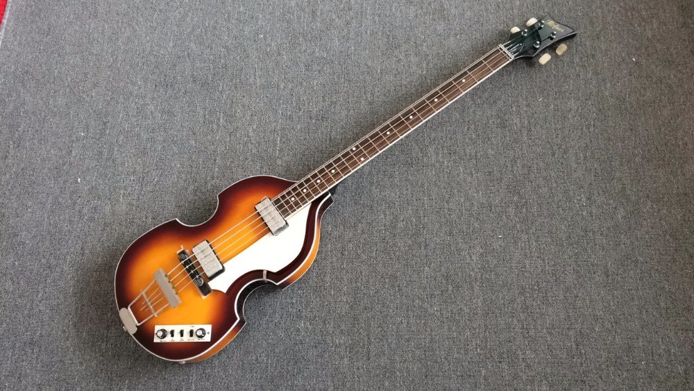 Hofner custom guitar 4 string electric bass guitar hofner bb2 with Germany pickups Color