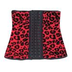 Red Leopard Waist Cincher 6XL Plus Size Waist Shapewear Tummy Control
