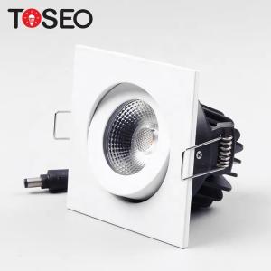 China Customized Recessed Fire Rated Spotlight Bathroom Square COB Led Downlight factory