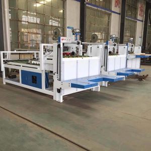 Cold Glue Pasting Carton Folder Gluer Machine 220v 380v Industrial Use
