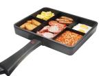 6 In 1 Multi Section Frying Pan 38x32cm Plate Size