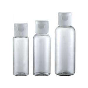 China PET Transparent Plastic Bottles with Child Resistant Flip Top Cap 25ml/30ml/50ml factory
