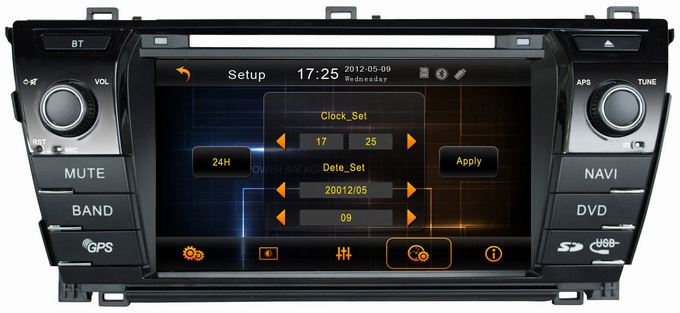Ouchuangbo car stereos for Toyota Corolla 2014 with car gps systems OCB-7019