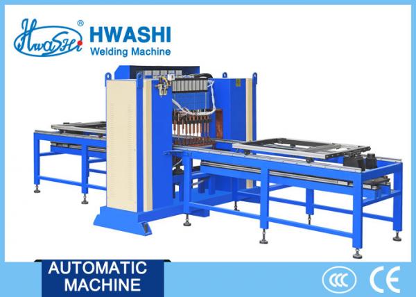 China Steel Metal Floor Automatic Welding Machine , Multiple Heads DC Spot Welder factory