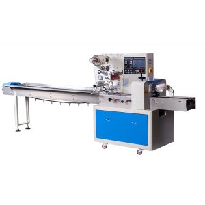 Double Frequency Automatic Pillow Packing Machine For Biscuit Cookie Mooncake