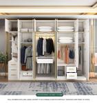 MDF Panel Bedroom Closet Furniture Almirah Cloth Combination Designs