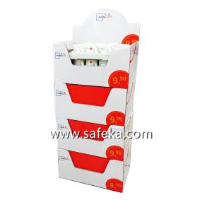 China Walmart Mug Cups Cardboard Half or 1/4 Pallet Displays factory