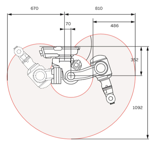 ABB IRB 140 small industrial robot arm with fast response 6-axes robot arm totally application Cleaning/Spraying robot