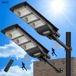 500W Solar Street Light IP65 Waterproof Outdoor Lights 2 Pieces 6000LM Solar