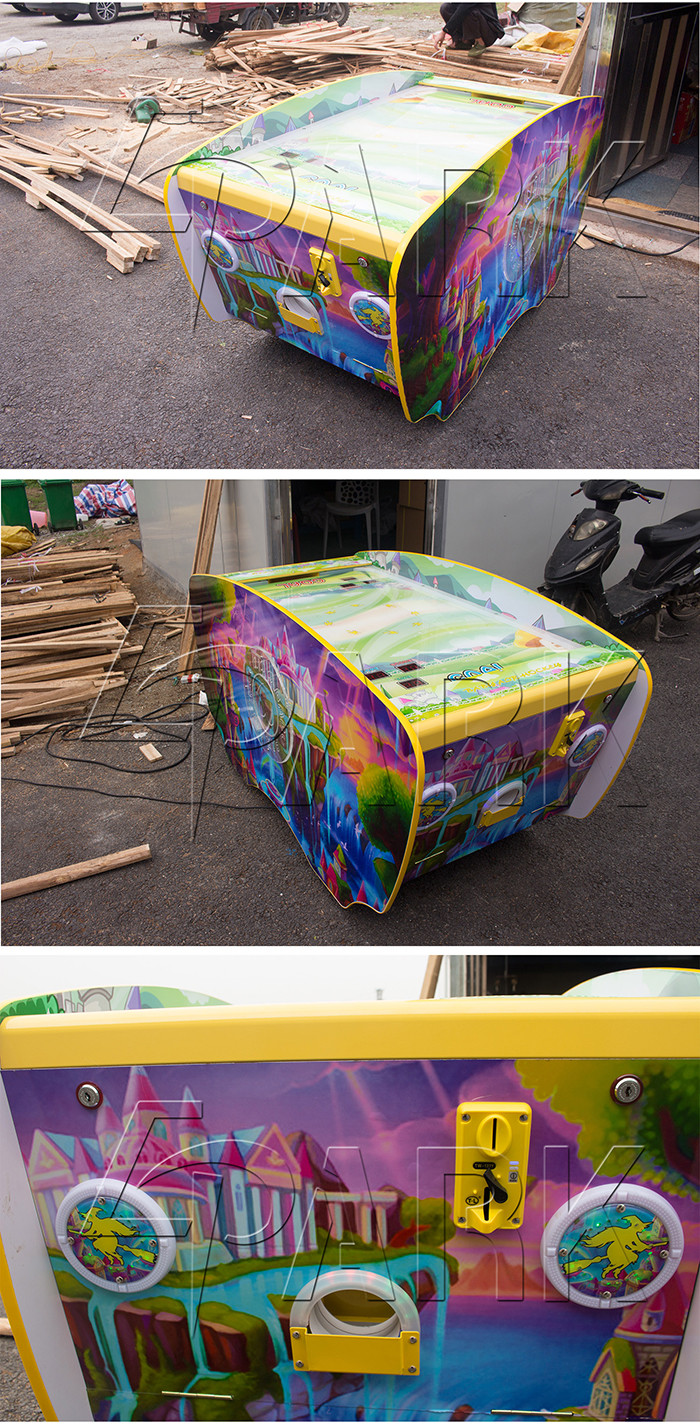 Colorful 350W Air Hockey Arcade Game / Amusement Park Baby Air Hockey Table