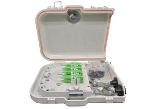 China FTTH FTTB FTTX Network Fiber Optic Termination Box Outdoor Fiber Optic Distribution Box factory