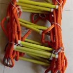 polyester Insulation Ladder , High strength hanging Escape rope ladder for