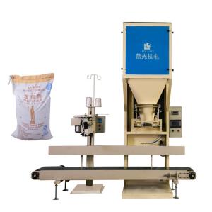 China Semi Automatic Bagging Machine 50kg Maize Sesame Sugar Salt Filling Machine factory
