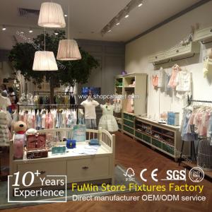 China Shaped children garment display clothes hanging stand factory