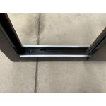 Double Glazing PVC Modern Black Upvc Sliding Window Lock