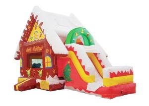 China Big Festival Inflatable Bounce House Slide Combo Bouncer Jumping House For Christmas factory