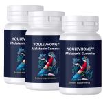 30 Serving Non GMO Fast Sleep Melatonin Gummies Dietary Supplement For Deep