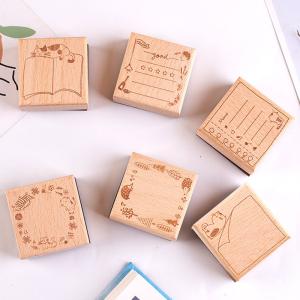 China wooden printing stamp for child toy factory