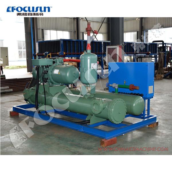 China Transparent Block Ice Machine Brine Way Clean Crystal Ice Maker with R404A Refrigerant factory