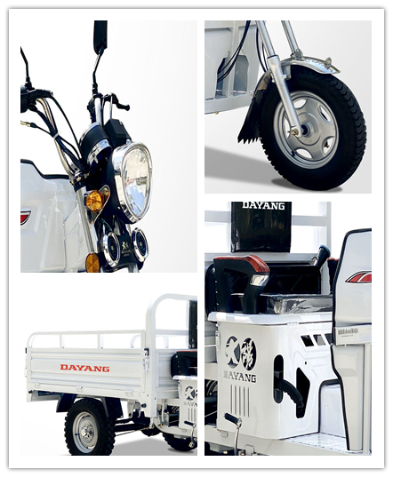 CCC Origin Three Wheel Motorcycle with Tapered Rear Axle and Motorized Driving Type