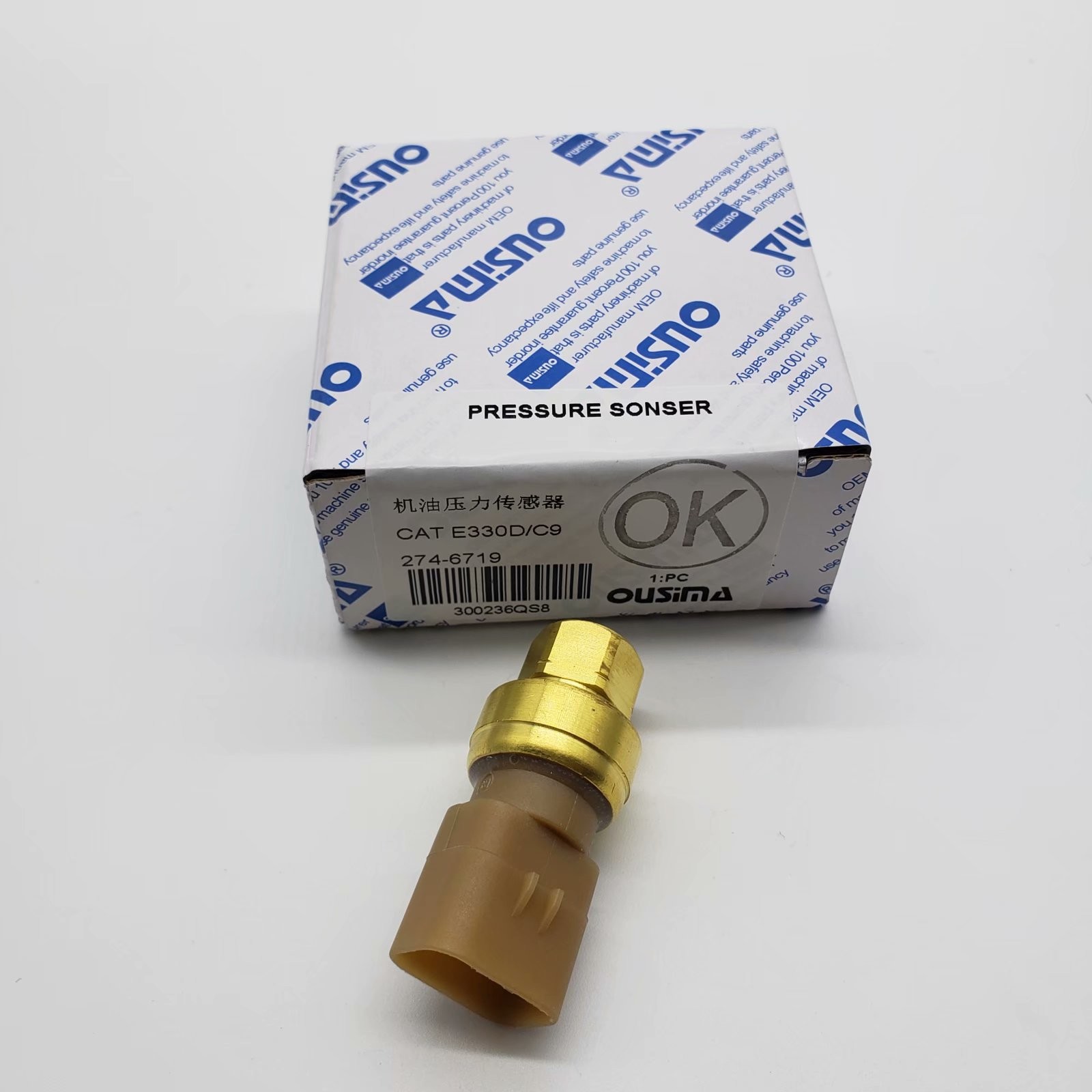 OUSIMA 2746719 274-6719 Oil Pressure Sensor Excavator Spare Parts For E336D E330D E345D C9