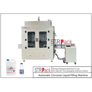 Automatic Corrosive Liquid Filling Machine 220V 1000ML
