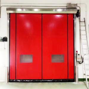 China Anti Fire Warehouse High Speed Zipper Door 5 Meter Size factory