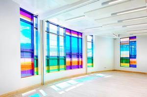 China 3mm-12mm Window Translucent Glass Art Work Stained Glass factory