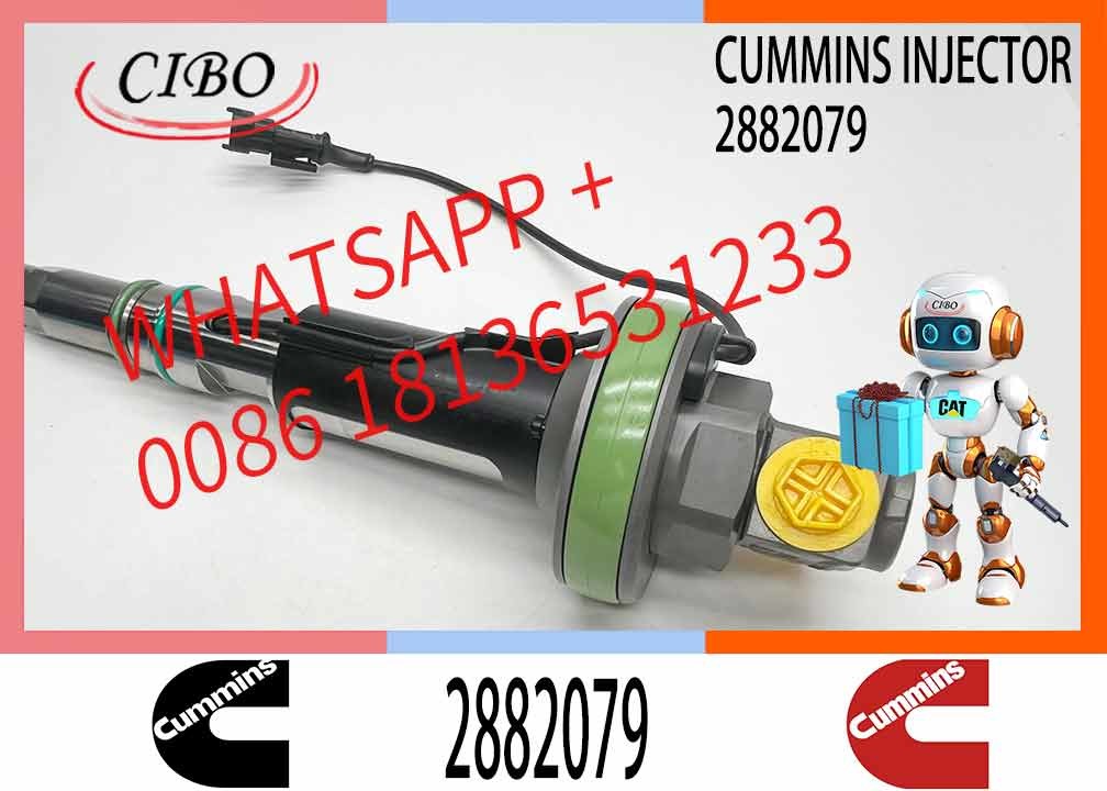 Fuel Injector Assy Excavator Fuel Injector Construction Machinery Part 2882079 Diesel Injector For CUMMINS QSK Engine