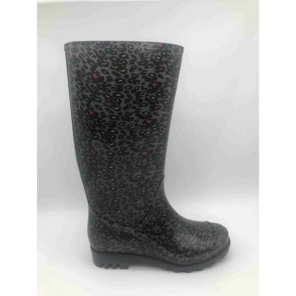 Non Slip Women's Rain Boots PVC Outsole Tall Style Waterproof Gardening Boots