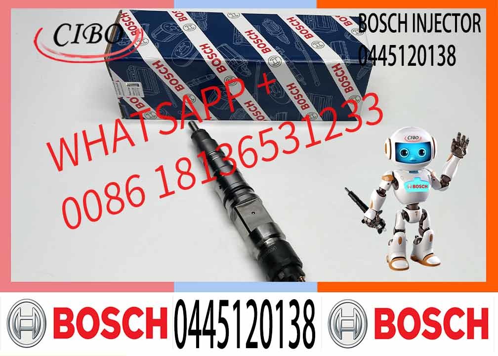 Diesel fuel injector 0445 120 074 0445120074/0445120138 for vovlo excavator