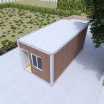 Zontop Modern Luxury Easy Assemble Steel Prefabricated 2 Story Frame 20ft 40 Ft