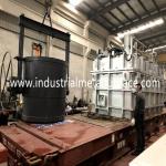 350kg 18KW Aluminum Holding Furnace Automatic Electric Vertical Ladle Preheater