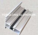 Spray Powder Coated Aluminum Curtain Wall Profile Length Customized