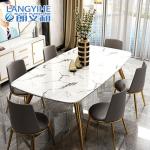 Modern Nordic Marble Dining Table Minimalist For 4 People