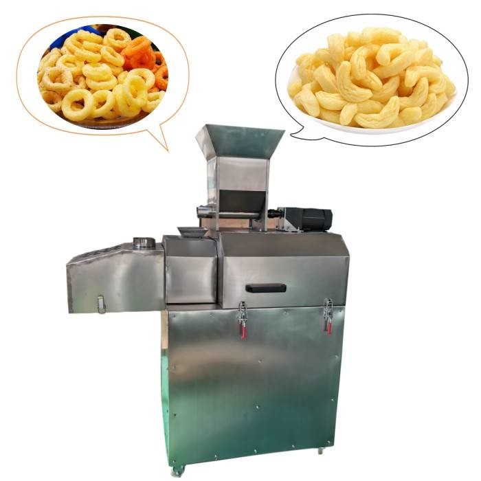 Easy Operation Stainless Steel Corn Puff Making Machine For Snack Food Extrusion