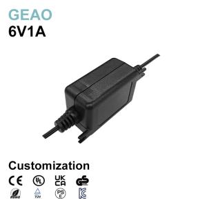 China 6V 1A Desktop Power Adapter For LED Aquarium Light Polishing Machine Live Streaming Light factory