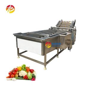 China Manufacturing Plant 304 Stainless Steel Fruit And Vegetable Washing Machine factory