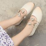 S275 Simple and fresh literary single shoes handmade small fragrance leather