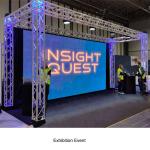 P3.91 SMD Panels Rental LED Display 1000X500 Alumnim And Iron Cabinet