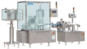 China IVD Double Head 3ml Sterile Vial Filling Machine PLC Control factory