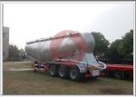 Aluminum Alloy Bulk Cement Trailer , Dry Bulk Cement Trailers Lightweight Design