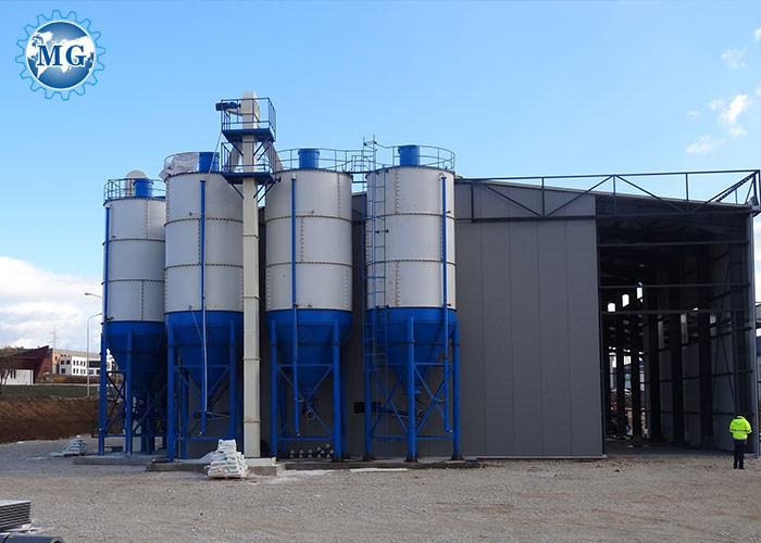 Cement sand silo 