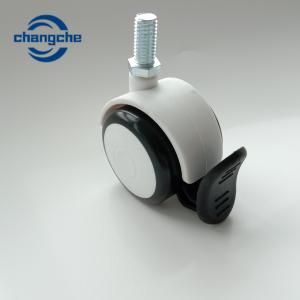 China Custom Thermoplastic Rubber Hospital Bed Caster Wheels 5 Inch factory